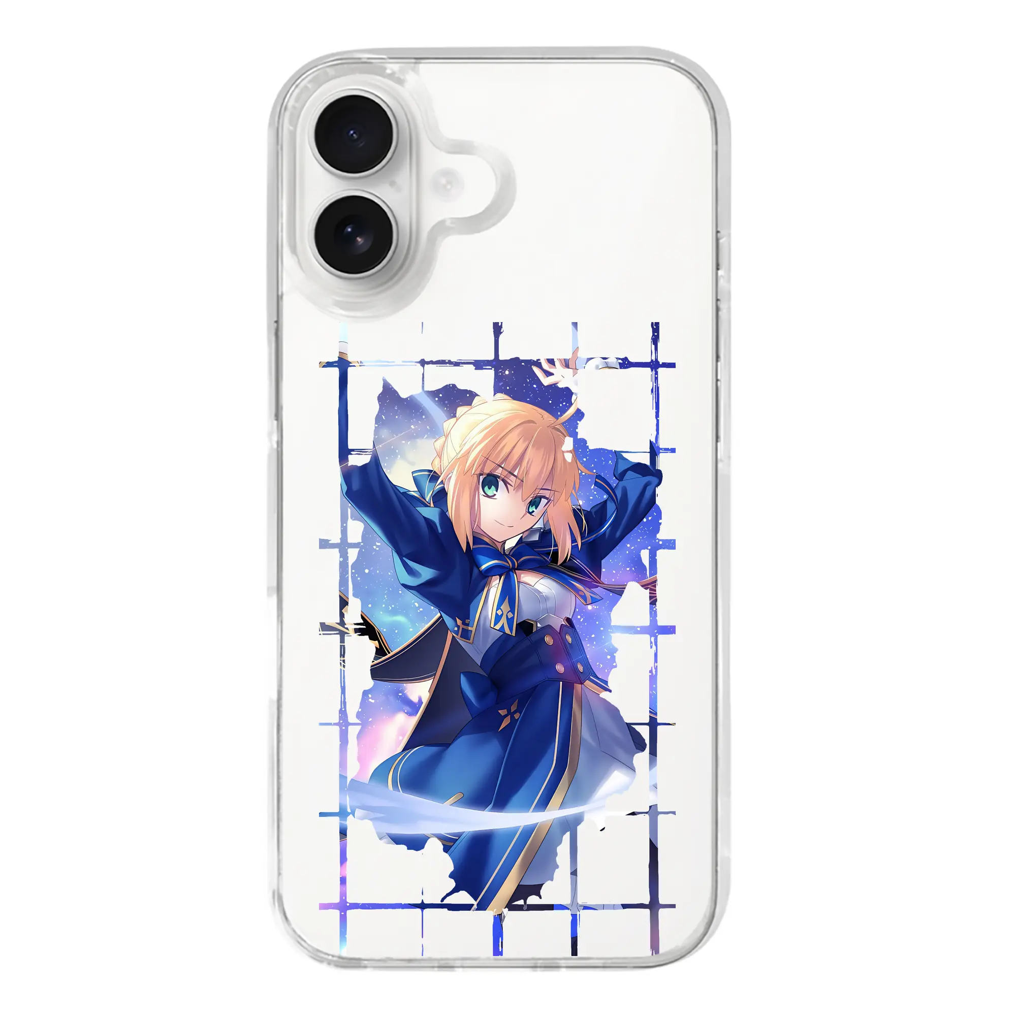 FGO グッズ,アルトリア - iPhone 17シリーズ 透明スマホケース – 薄型・耐衝撃・精密フィット保護カバー